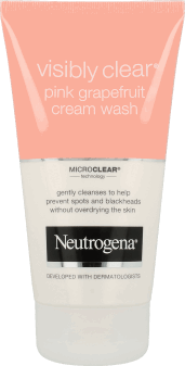 NEUTROGENA® Visibly Clear® Pink Grapefruit Cream Wash – kremowy żel do mycia twarzy 